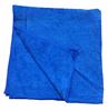 Chiffon microfibre bleu