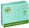 Lavette biodégradable J-Cloth Plus verte par 50