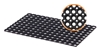 Tapis caillebotis caoutchouc exterieur 100 X 150 cm 23 mm
