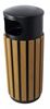 Poubelle bois exterieur 60 litres