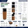 7996J - Poubelle bois exterieur 40 litres