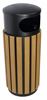 Poubelle bois exterieur 60 litres