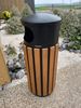 Poubelle bois exterieur 60 litres