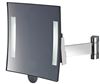 Miroir grossissant lumineux carré JVD Galaxy chrome