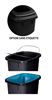 Poubelle sans contact 90L noir
