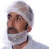 Cache-barbe PLP non tissé blanc les 100