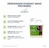 Gel microbille naturelles pour les mains 2L avec pompe