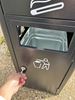 Cendrier extérieur 3L poubelle 26L