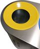 Poubelle tri sélectif inox 3 flux