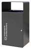 Poubelle cube tri sélectif 67L noir