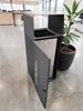 Poubelle cube tri sélectif 67L noir