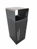 Poubelle cube tri sélectif 67L noir