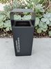 Poubelle cube tri sélectif 67L noir