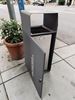 Poubelle cube tri sélectif 67L noir