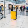 Poubelle cube tri sélectif 67L jaune