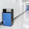 Poubelle cube tri sélectif 67L bleu