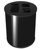 Collecteur de tri 40L epoxy noir JVD
