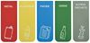 Poubelle cuisine HACCP 70 L bleue a pedale