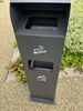 Cendrier exterieur 8 L poubelle 27 L