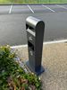 Cendrier borne corbeille 10L cendrier 1,7L