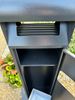 Cendrier borne corbeille 10L cendrier 1,7L