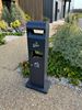 8996151 - Cendrier borne corbeille 10L cendrier 1,7L