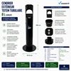 899616 - Cendrier exterieur totem tubulaire 8L