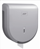 Distributeur papier toilette jumbo gris métal ABS  JVD