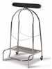 Porte sac poubelle cuisine inox a pedale 110L 