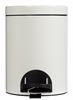 Poubelle à pédale Rossignol métal 5L sanelia blanc
