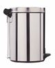 Poubelle à pédale métal 14L inox rossignol sanelia