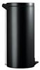 Poubelle a pedale Rossignol noire 30L 