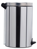 Poubelle à pédale métal 20L inox Rossignol sanelia