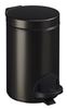 Poubelle a pedale Rossignol noire 3L