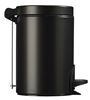 Poubelle a pedale Rossignol noire 3L