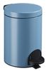Poubelle a pedale Rossignol bleu 5L 