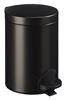Poubelle a pedale Rossignol noire 5L 