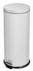 Poubelle a pédale 30 litres acier epoxy blanc