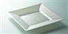 Assiette plastique couleur nacre carré 180 par 72