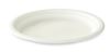 Assiette biodegradable jetable fibre de cannes D 230 les 500