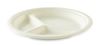 Assiette biodegradable jetable fibre de cannes D 260 3c les 500