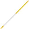 Manche aluminium alimentaire 1,50m jaune