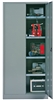 Armoire metallique d’atelier 2 portes battantes 4 tablettes