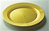 Assiette plastique or ronde 190 mm par 96