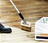 Brosse application huile bois parquet