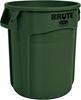 FG262000DGRN - Conteneur brute Rubbermaid rond 76L vert