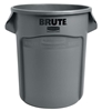 Conteneur Brute Rubbermaid rond 121 Litres gris