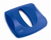 Couvercle container Rubbermaid Untouchable bleu