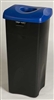 Couvercle container Rubbermaid Untouchable bleu