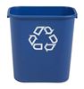 Corbeille tri selectif Rubbermaid 26,6 L bleue